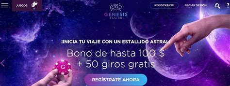 Genesis spins casino codigo promocional